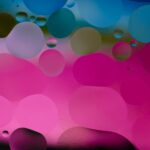 Abstract event image of colorful blobs