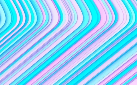 Abstract wavy pastel lines in shades of pink, blue, and purple creating a modern and futuristic background design.