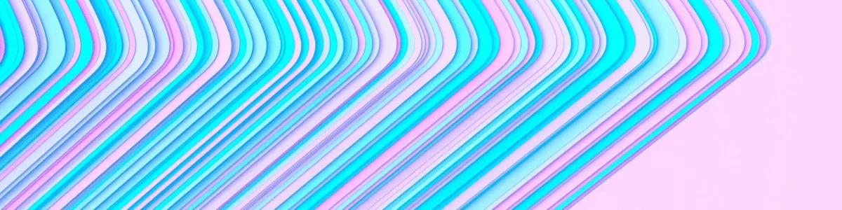 Abstract wavy pastel lines in shades of pink, blue, and purple creating a modern and futuristic background design.