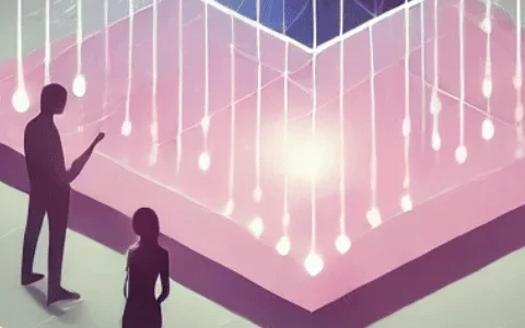 Futuristic AI-powered digital workspace with holographic interfaces.