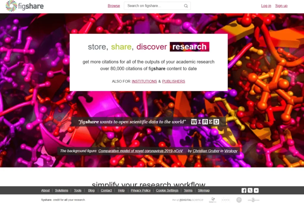 Figshare Homepage