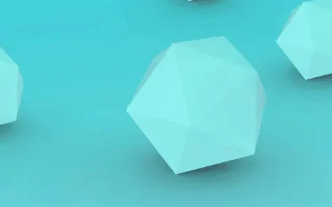 Abstract concept of artificial intelligence and data flow visualized through geometric shapes.