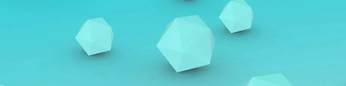 Abstract concept of artificial intelligence and data flow visualized through geometric shapes.