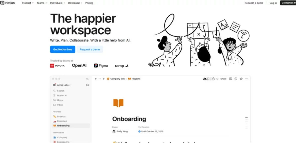 Notion Homepage