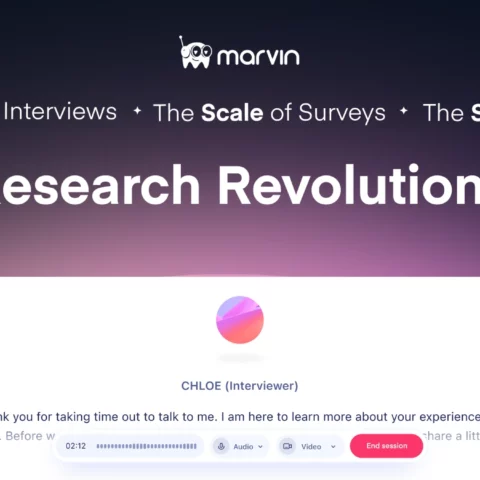 Introducing Marvin's new AI agent, AI Moderated Interviewer
