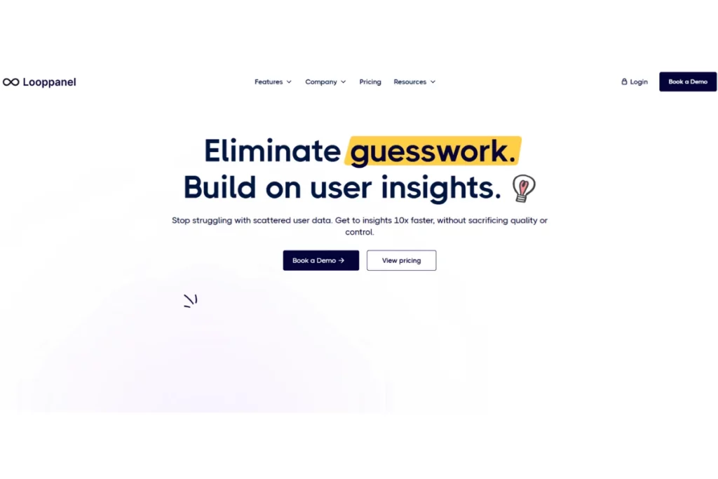 Looppanel Homepage