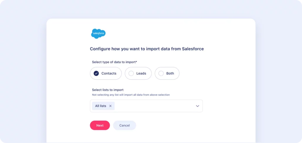 marvin-salesforce integration config