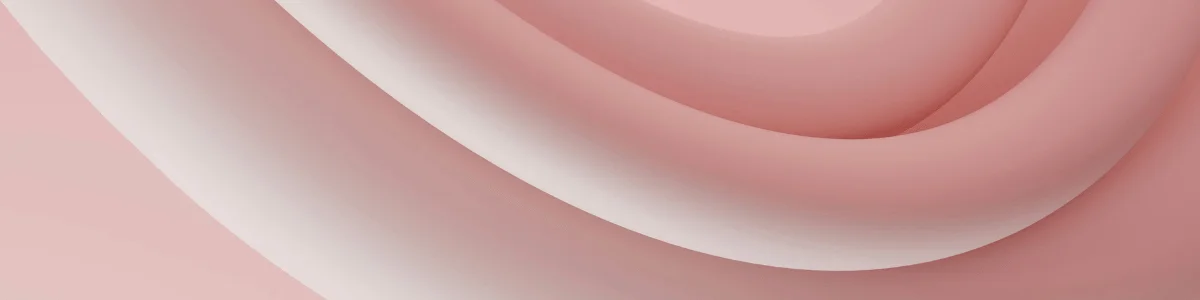Soft, flowing curves in gradients of pink and white create a smooth and modern abstract background.