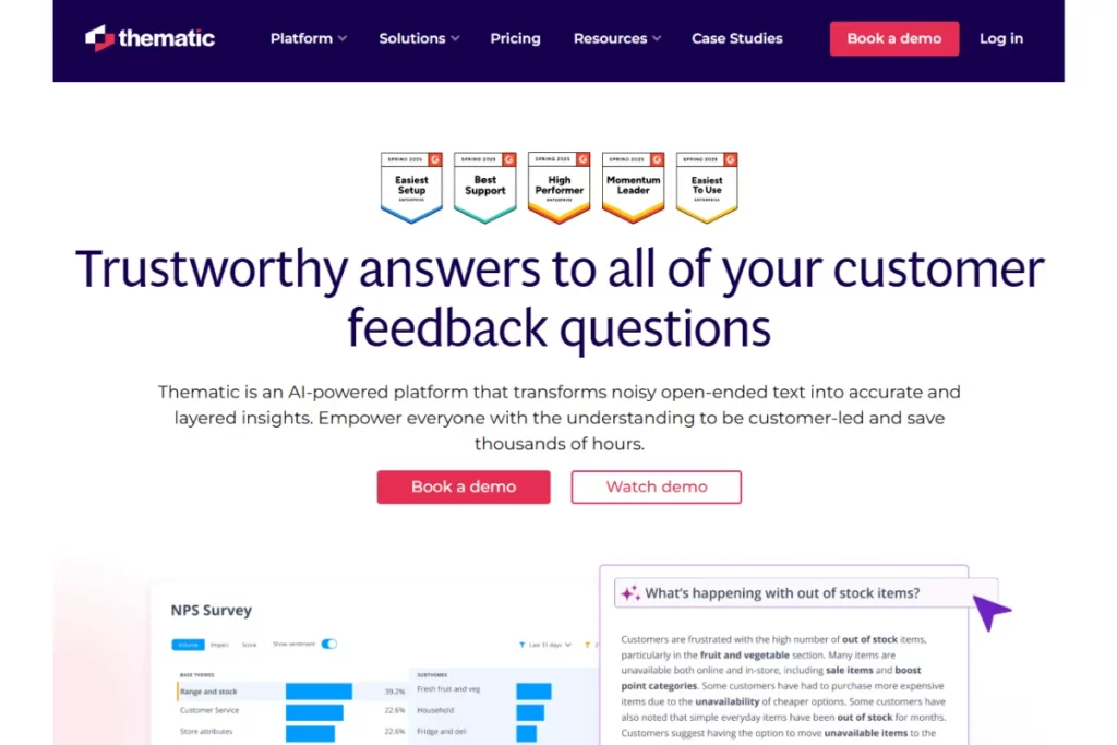 Thematic Homepage